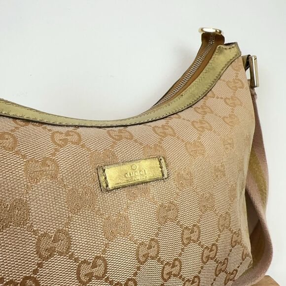 Pre owned GUCCI‎ GG Canvas Sherry Line Shoulder Bag 181092 - Picture 3 of 12